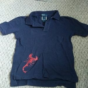 Boys Polo by Ralph Lauren with scorpion in size 6
